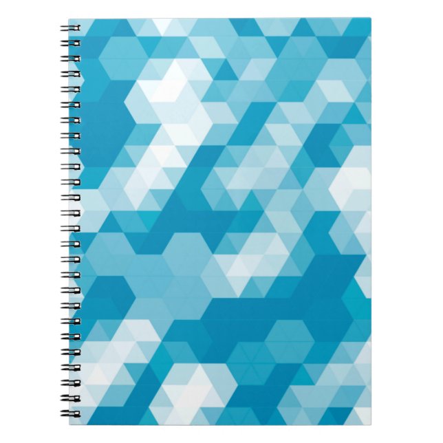 Abstraktes Muster geometrischer Formen Notizblock (Vorderseite)