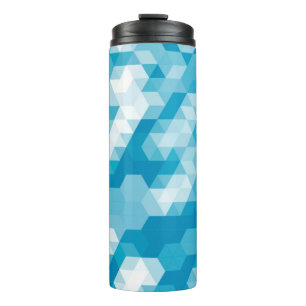 Abstraktes Muster geometrischer Formen Thermosbecher