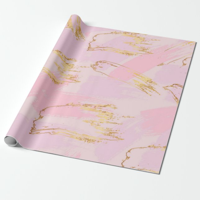 Abstraktes Muster Geschenkpapier (Ungerollt)