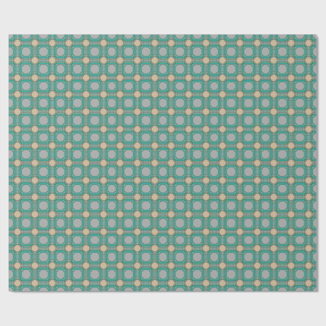 abstraktes Muster Geschenkpapier (Flach)