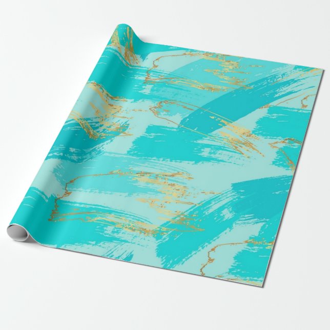 Abstraktes Muster Geschenkpapier (Ungerollt)