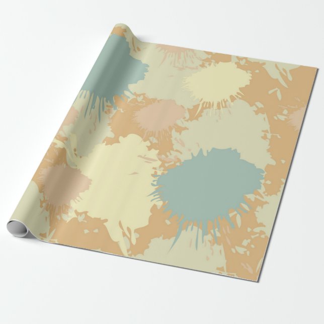 Abstraktes Muster Geschenkpapier (Ungerollt)