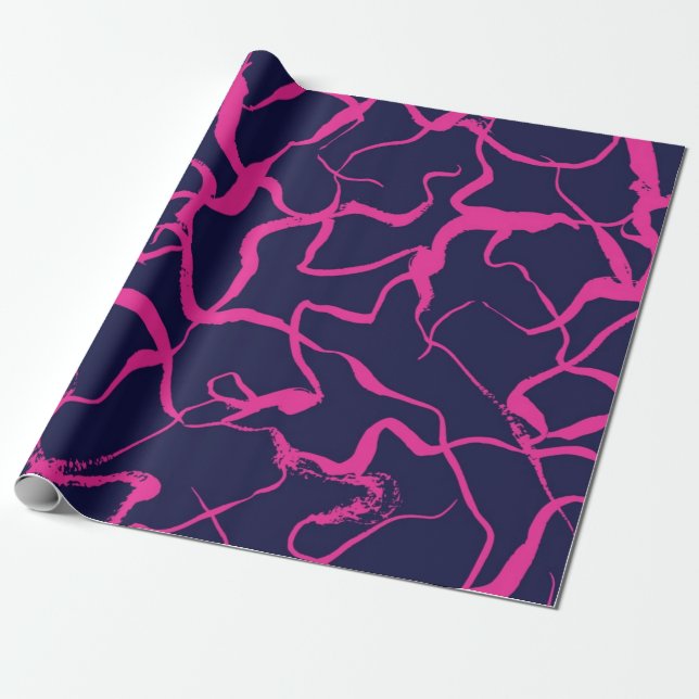 Abstraktes Muster Geschenkpapier (Ungerollt)
