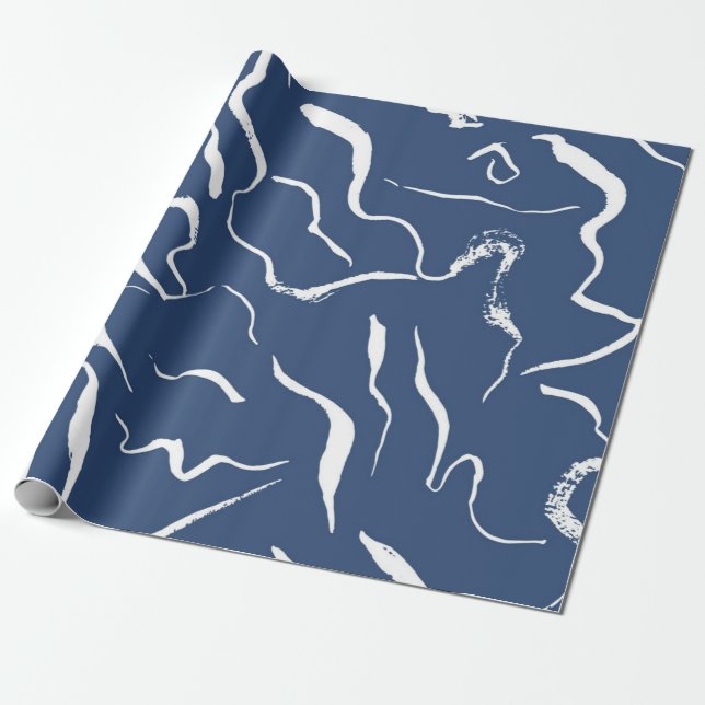 Abstraktes Muster Geschenkpapier (Ungerollt)