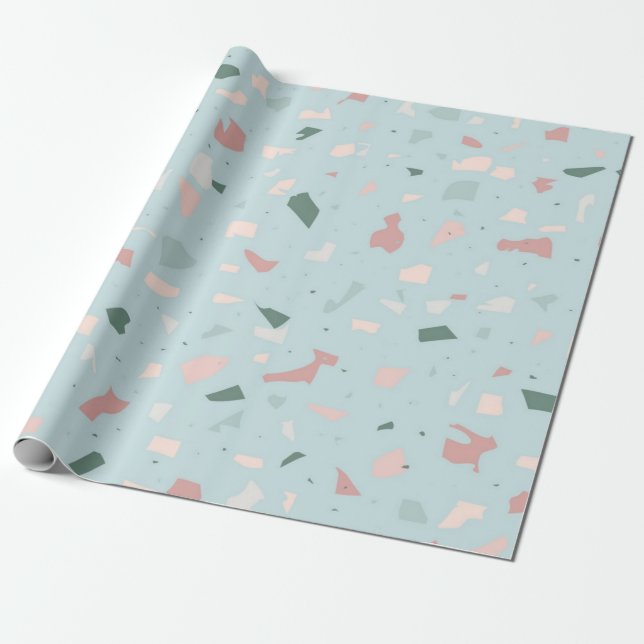 Abstraktes Muster Geschenkpapier (Ungerollt)