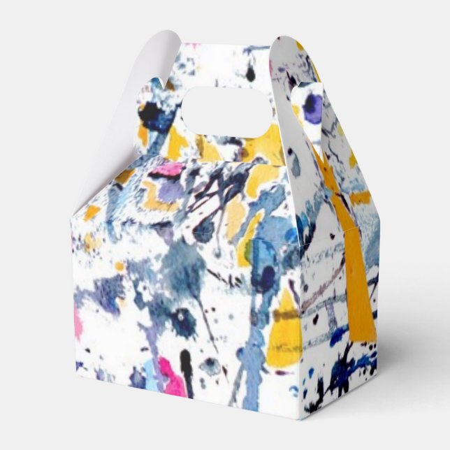 Abstraktes Muster Geschenkschachtel (Vorderseite)