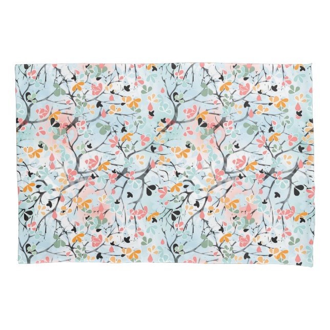 Abstraktes Muster, Herbstmuster Kissenbezug (Vorderseite)