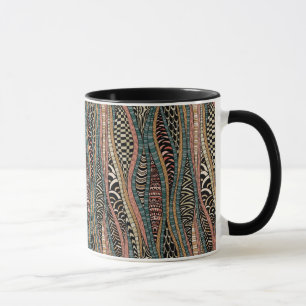 Abstraktes Muster im ethnischen Stil Tasse