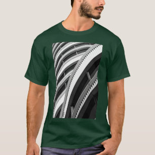 Abstraktes Muster in der Architektur T-Shirt