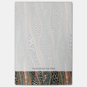 Abstraktes Muster in der ethnischen Art Post-it Klebezettel