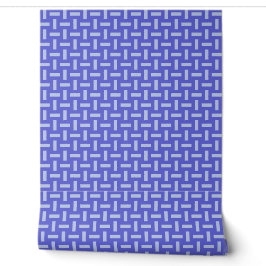 Abstraktes Muster in modernen Blue Cubes Tapete