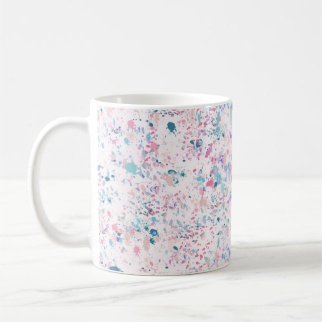 Abstraktes Muster Kaffeetasse (Links)
