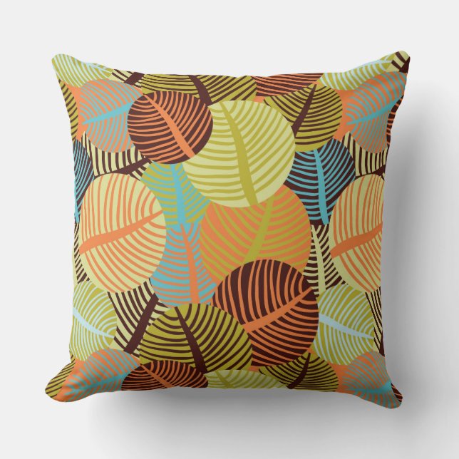 Abstraktes Muster Kissen (Vorderseite)