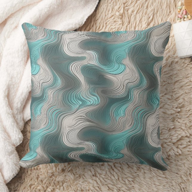 abstraktes Muster Kissen (Decke)