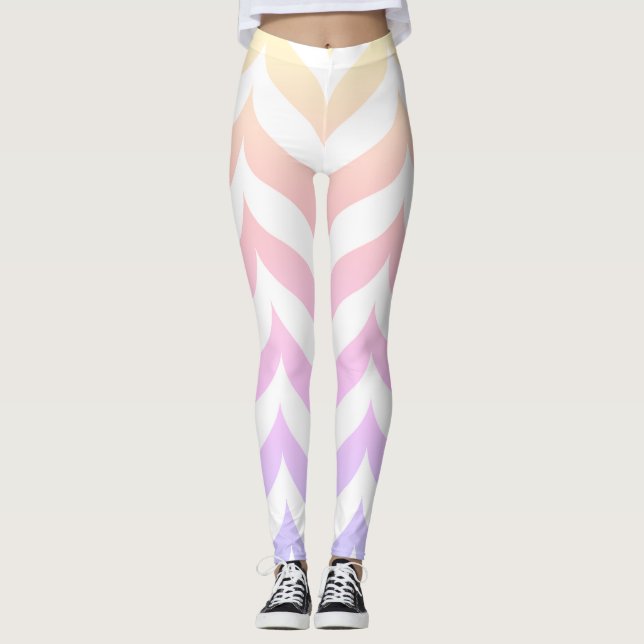Abstraktes Muster Leggings (Vorderseite)