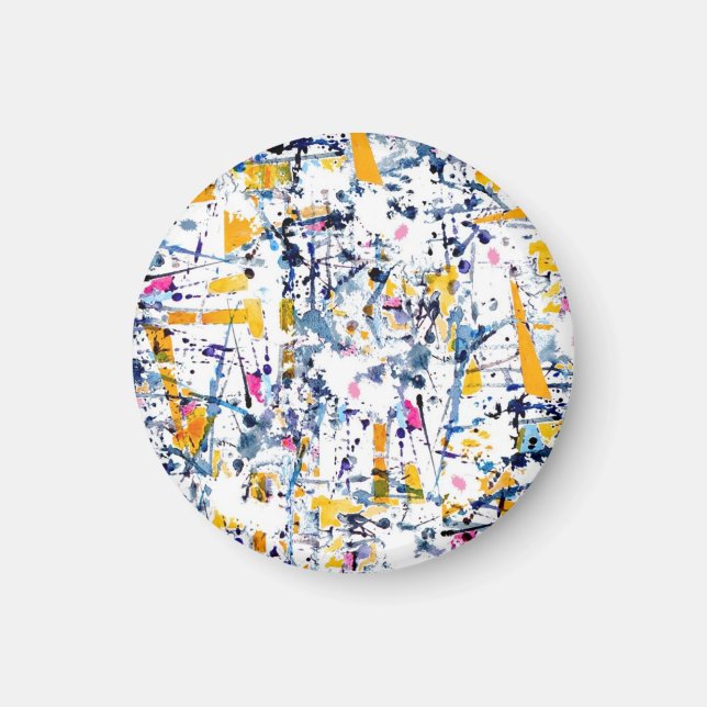 Abstraktes Muster Magnet (Vorne)