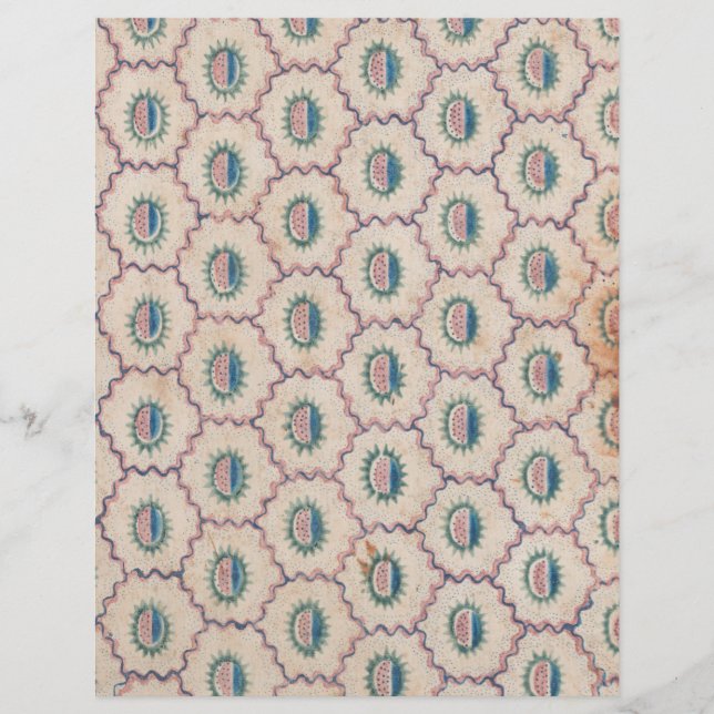 Abstraktes Muster mit abgerundeten Linien- und Pun (Vorderseite)