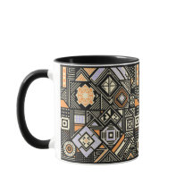Abstraktes Muster mit geometrischen Formen
