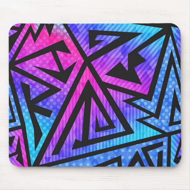 Abstraktes Muster Mousepad (Vorne)