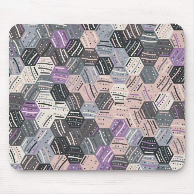 Abstraktes Muster Mousepad (Vorne)