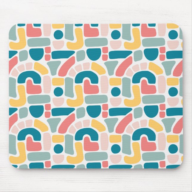 Abstraktes Muster Mousepad (Vorne)