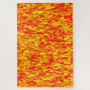 Abstraktes Muster Orange Rot Gelb