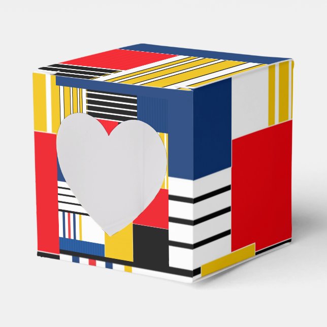 Abstraktes Muster. Patchwork. Geschenkschachtel (Vorderseite)