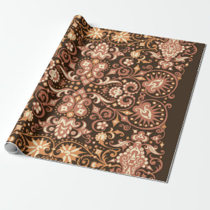 Abstraktes Muster. Psychedelische Farben welliger Geschenkpapier