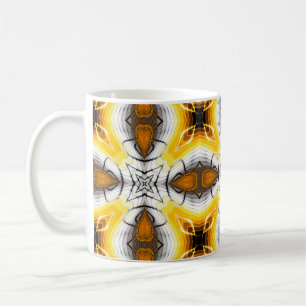 Abstraktes Muster. Quadratischer regulärer Backgr Kaffeetasse