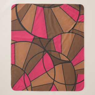 Abstraktes Muster Sherpadecke