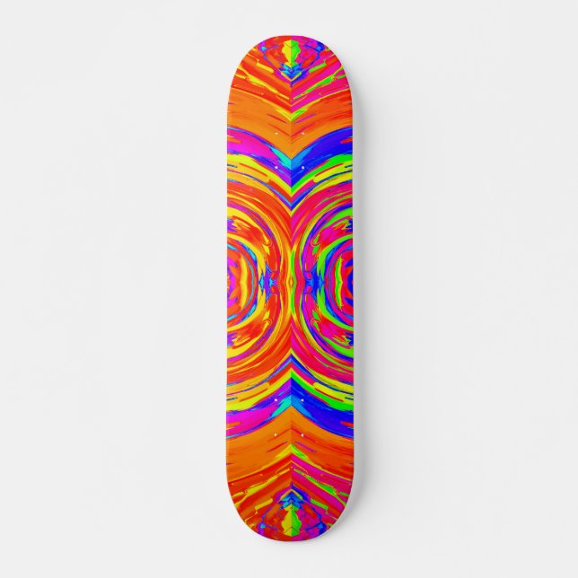 Abstraktes Muster Skateboard (Vorne)