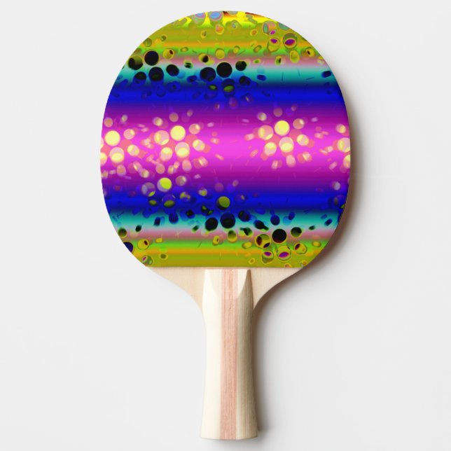 Abstraktes Muster Tischtennis Schläger (Vorderseite)
