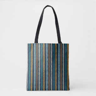 Abstraktes Muster vertikaler Linien Tasche