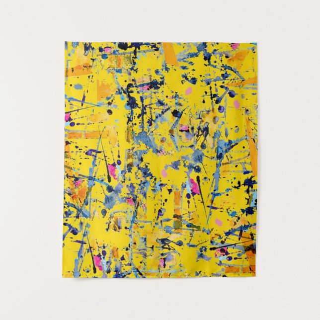 Abstraktes Muster Wandteppich (Vorderseite)