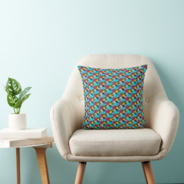 Abstraktes Musterdesign 1208 - Kopfkissen Kissen