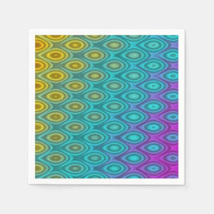 Abstraktes Musterdesign + Ihre Ideen Serviette