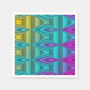 Abstraktes Musterdesign + Ihre Ideen Serviette