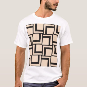 Abstraktes nahtloses geometrisches Muster T-Shirt
