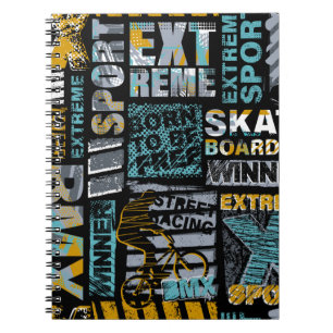 Abstraktes nahtloses Grunge-Muster. Urbaner Modus Notizblock