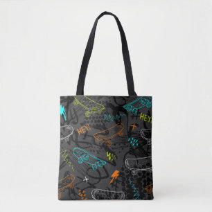 Abstraktes nahtloses Grunge-Muster. Urbaner Modus Tasche
