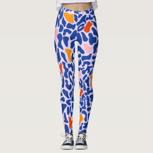Abstraktes nahtloses Mosaikmuster Leggings