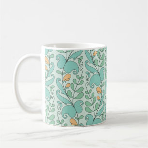 Abstraktes, nahtloses Muster Kaffeetasse