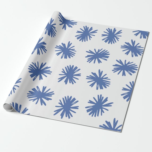 Abstraktes nahtloses Muster mit handgezeichneten F Geschenkpapier (Ungerollt)