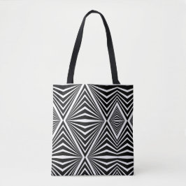 Abstraktes nahtloses Muster Moderne Kunst Tasche