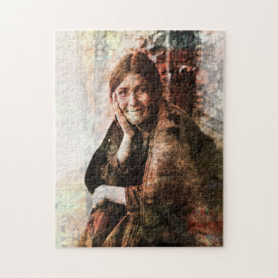 Abstraktes Native American Rätsel