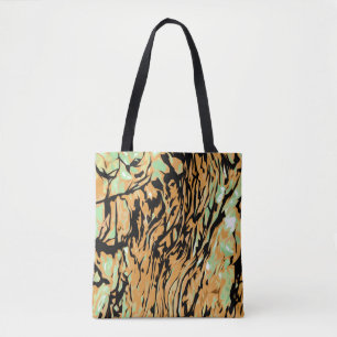 Abstraktes Naturmuster Tasche