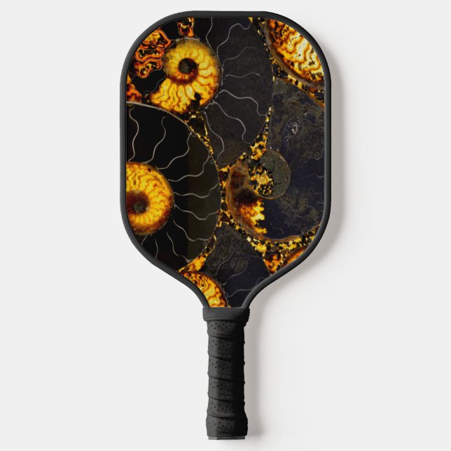 Abstraktes Nautilus-Muster Pickleball Schläger (Vorderseite)