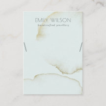 ABSTRAKTES NECKLACE-DISPLAY-LOGO, SOFT AQUA BLUE G