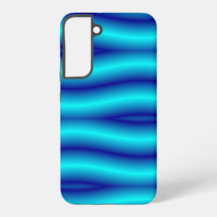 Abstraktes Neonmuster aus Wavy Samsung Galaxy Hülle