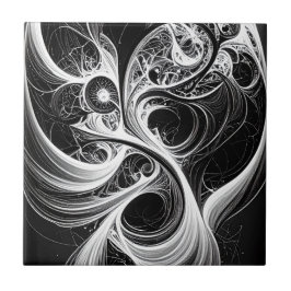 Abstraktes Netzwerk Kunst Keramik Tile Fliese